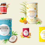 Auswahl verschiedener InnoNature-Produkte aus den aktuellen GLOW Favorites für Sommer, Energie, Fokus und Wohlbefinden.