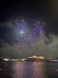 Drohnenshow Grand Harbour