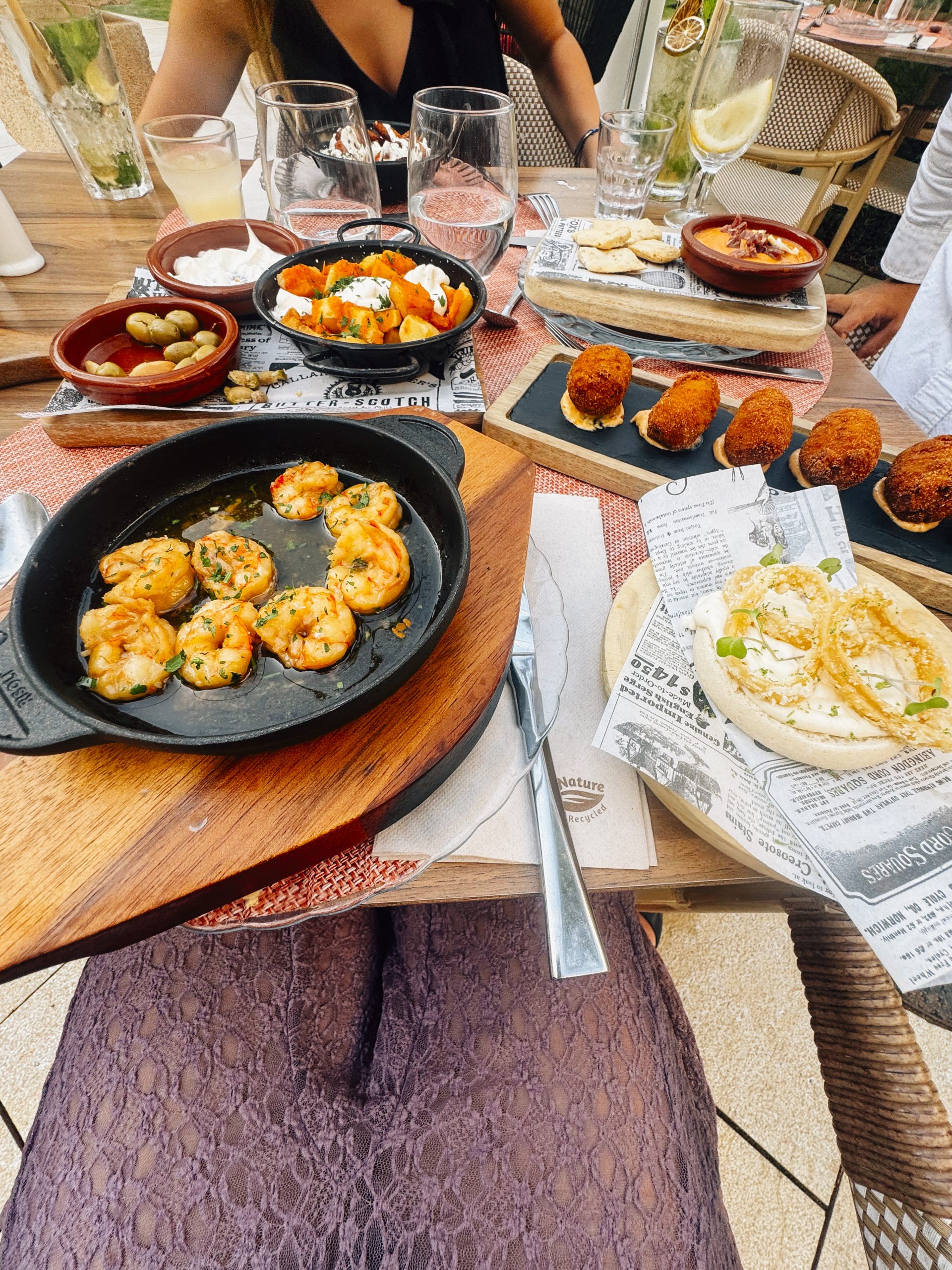 Tapas-Auswahl im Restaurant Martinete