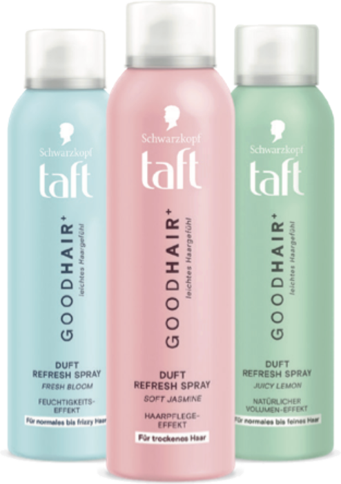 taft Good Hair Duft-Refresh-Spray in drei Varianten